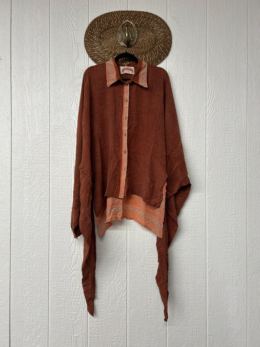 Crepe Sari Nirvana Button Down 1125 132