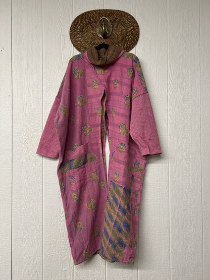 Fine Kantha Cowl Split Pullover 1225 035