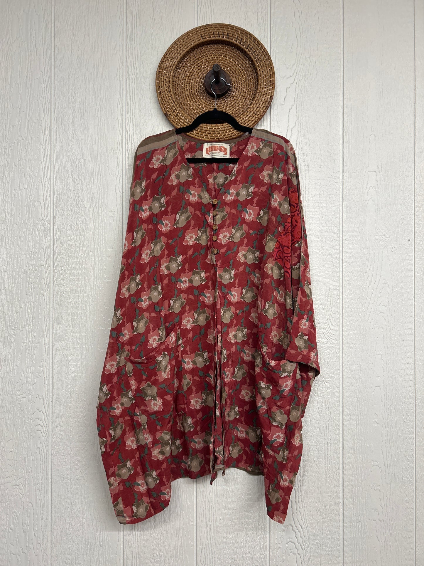 Crepe Sari Gaia Split Tunic 0226 081