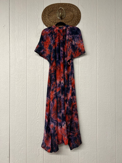 Crepe Sari Summer Woodstock Duster 0626 144