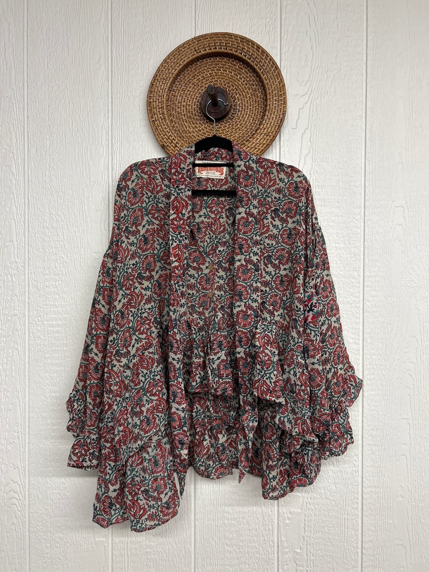 Crepe Sari Wild Rose Top 0426 048
