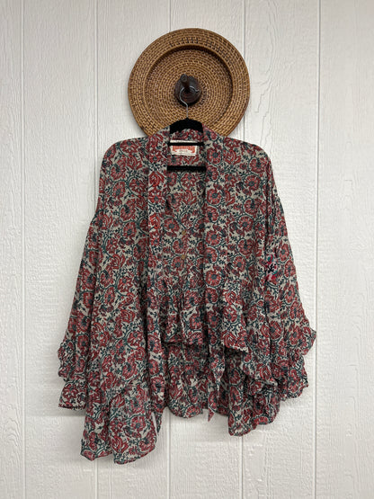 Crepe Sari Wild Rose Top 0426 048