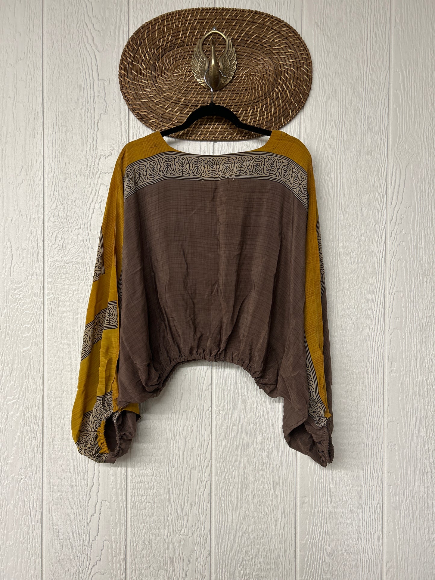 Crepe Sari Luna Crop Top 0126 257