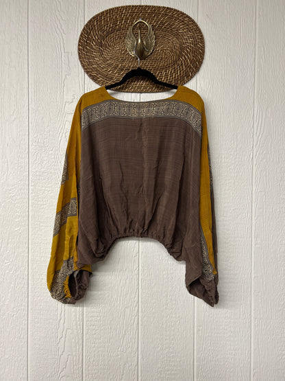 Crepe Sari Luna Crop Top 0126 257