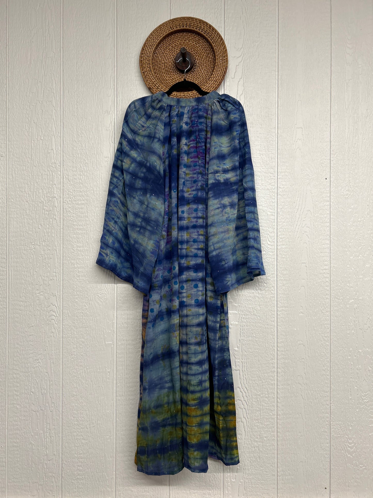 Crepe Sari Woodstock Duster Dress 0226 147