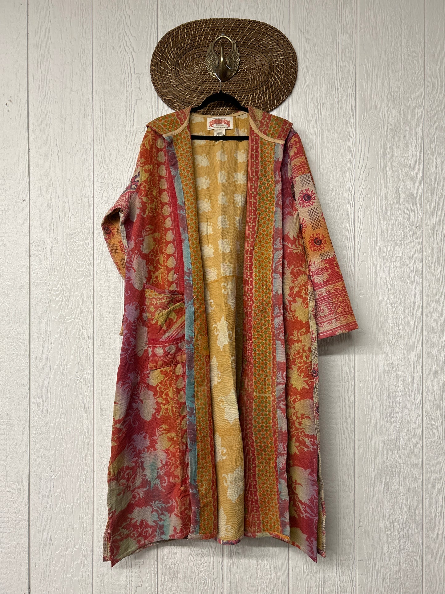 Fine Kantha Rising Sun Coat 1125 087