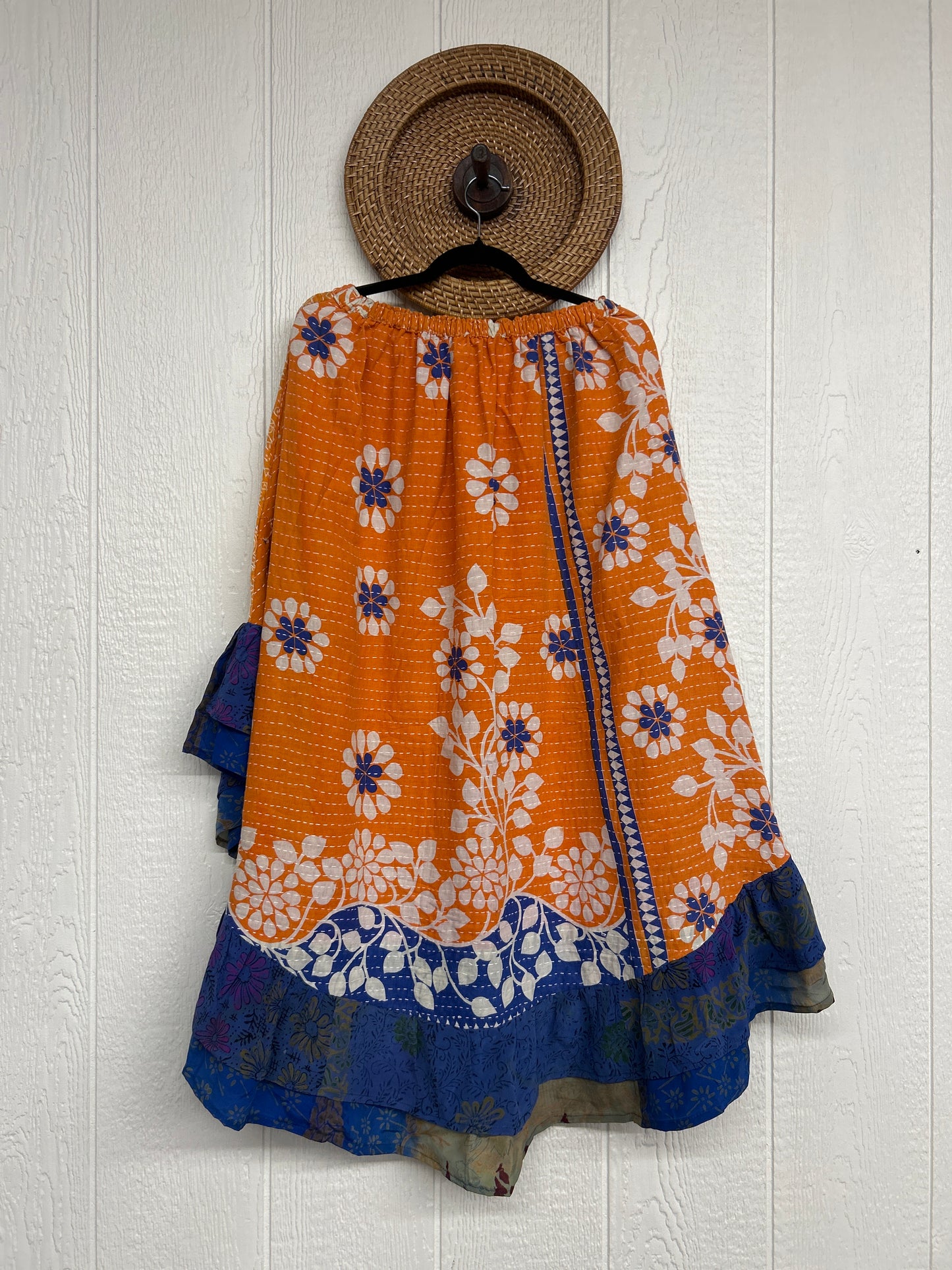 Pareo Kantha Wild Rose Skirt 0426 266