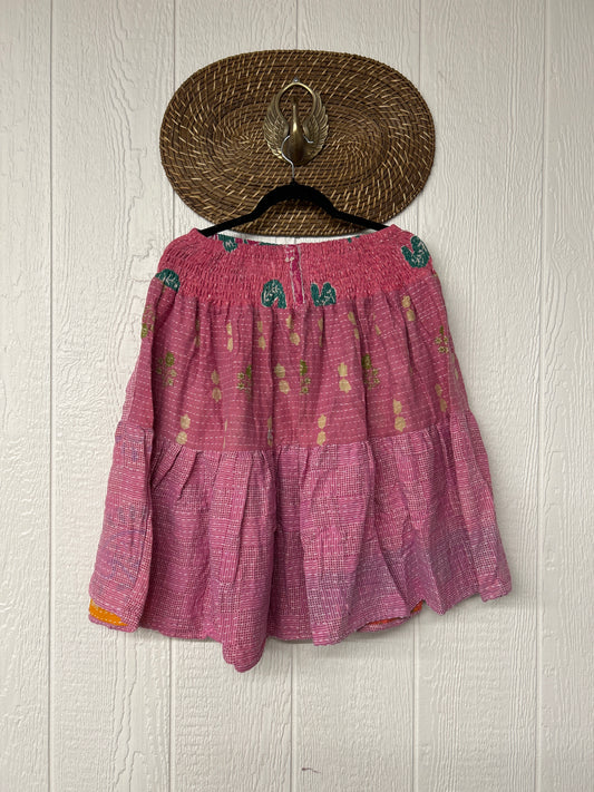 Pareo Kantha Meadow Skirt 0826 009