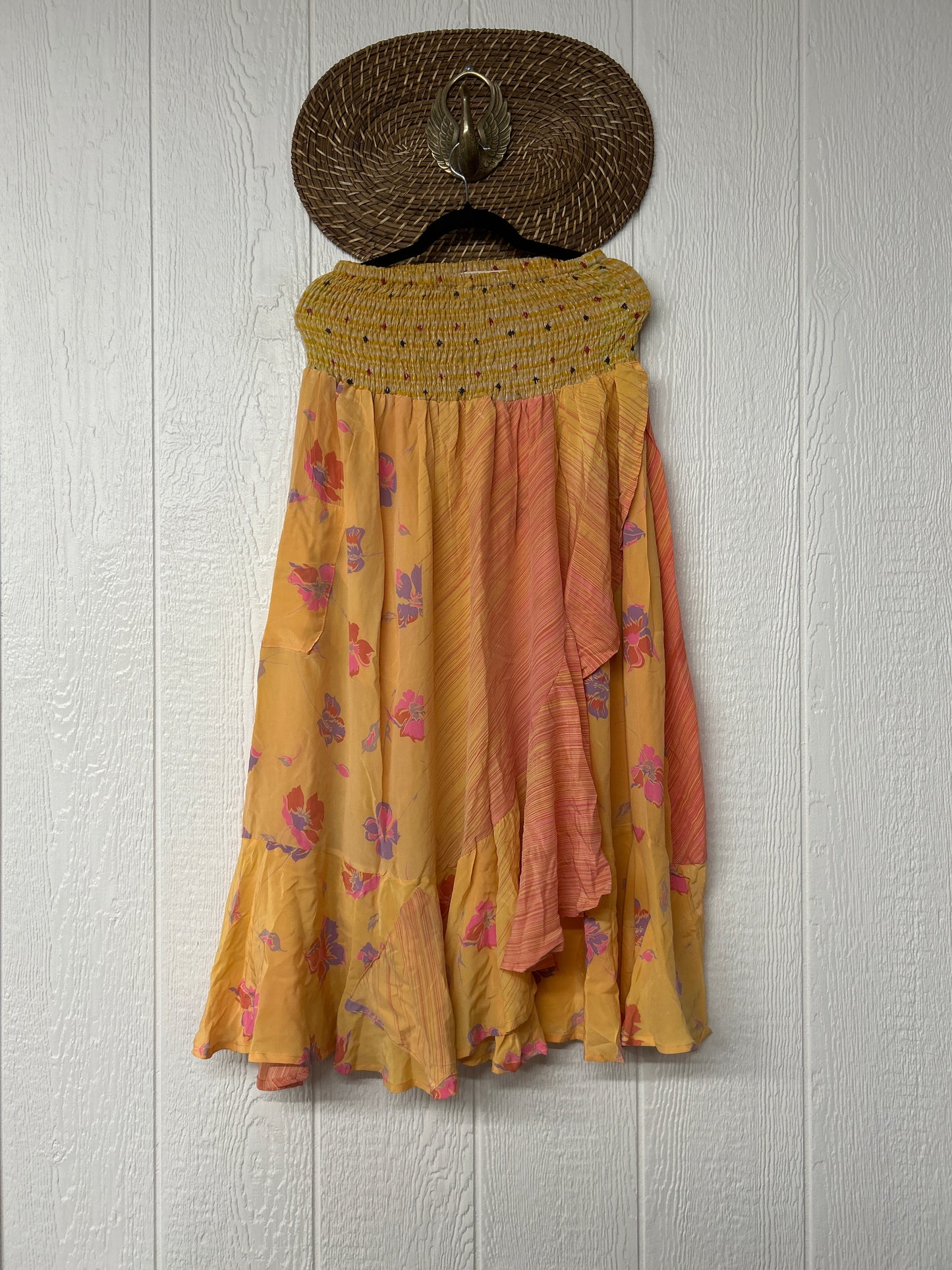 Crepe Sari Inner Peace Wrap Skirt 0626 230