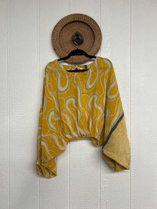 Crepe Sari Luna Crop Top 0126 110