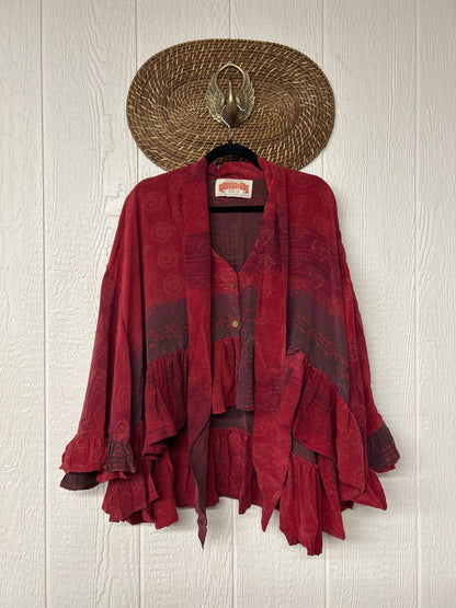 Crepe Sari Wild Rose Top 1225 198