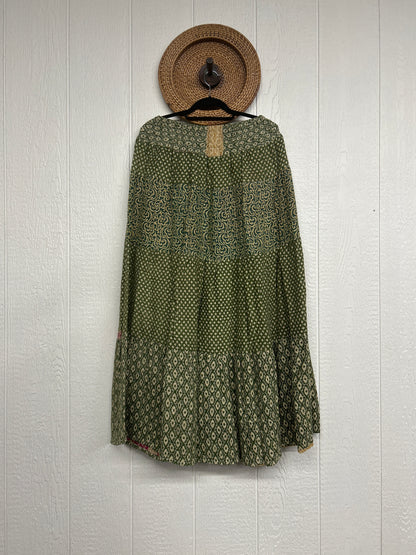Pareo Kantha Lotus Maxi Skirt 0826 050
