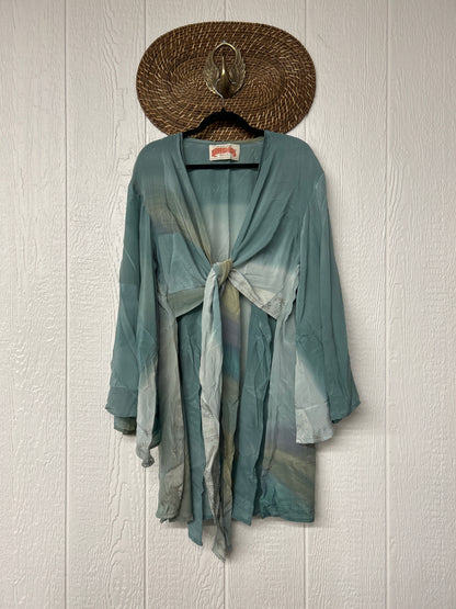 Crepe Sari Shortie Spellbound Kimono 0426 067