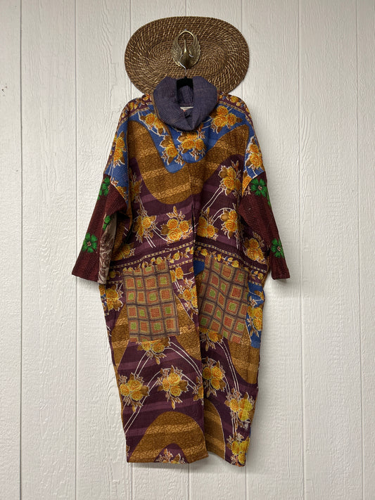 Fine Kantha Cowl Split Pullover 1225 053