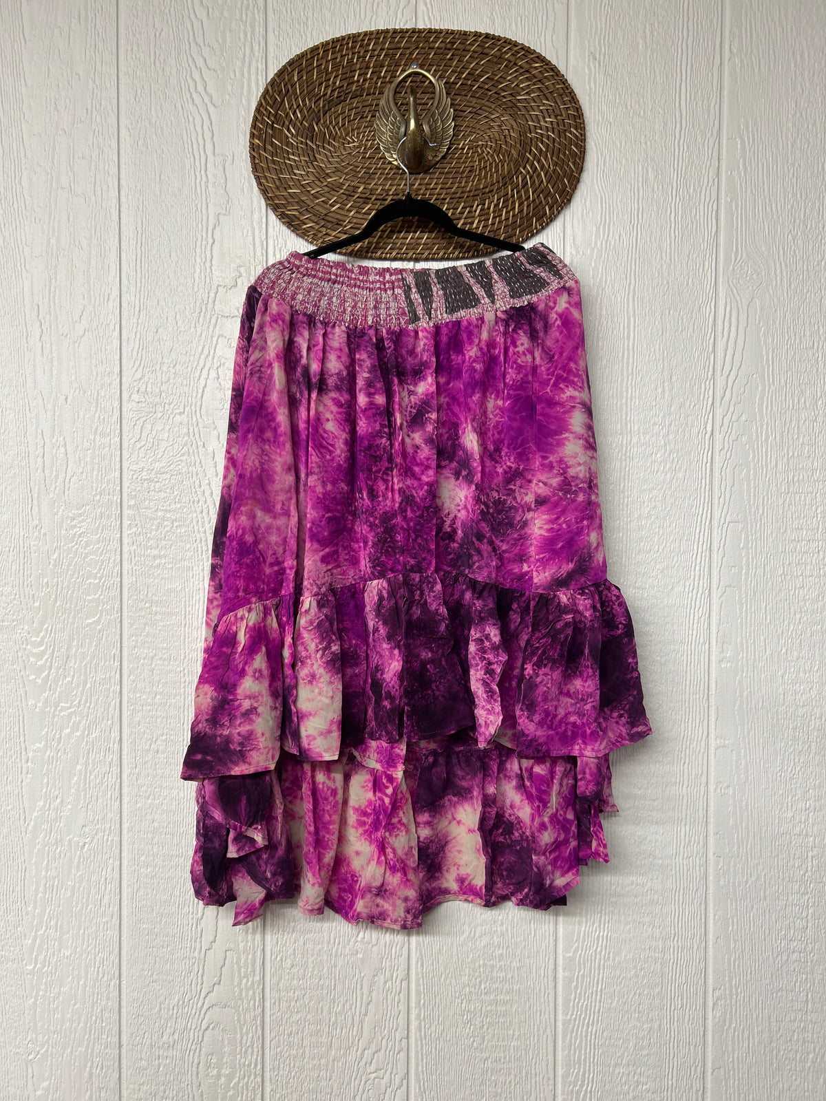 Crepe Sari Dahlia Skirt 1026 079