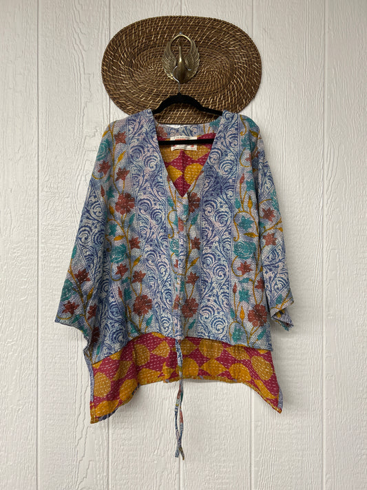 Pareo Kantha Hi-Lo Butterfly Top 0626 018