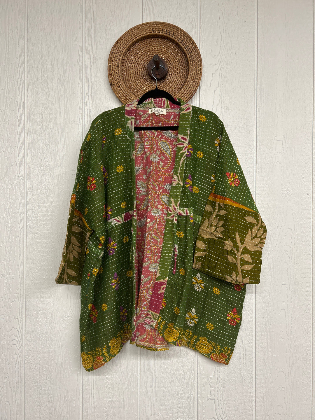 Kantha Shortie Kimono 0325 215