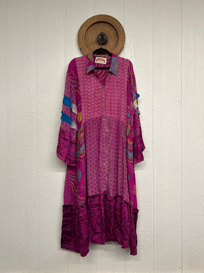 Crepe Sari Rhiannon Duster Dress 0226 194