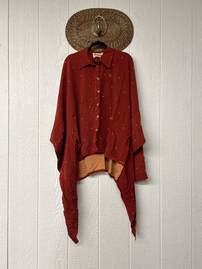 Crepe Sari Nirvana Button Down 1125 058