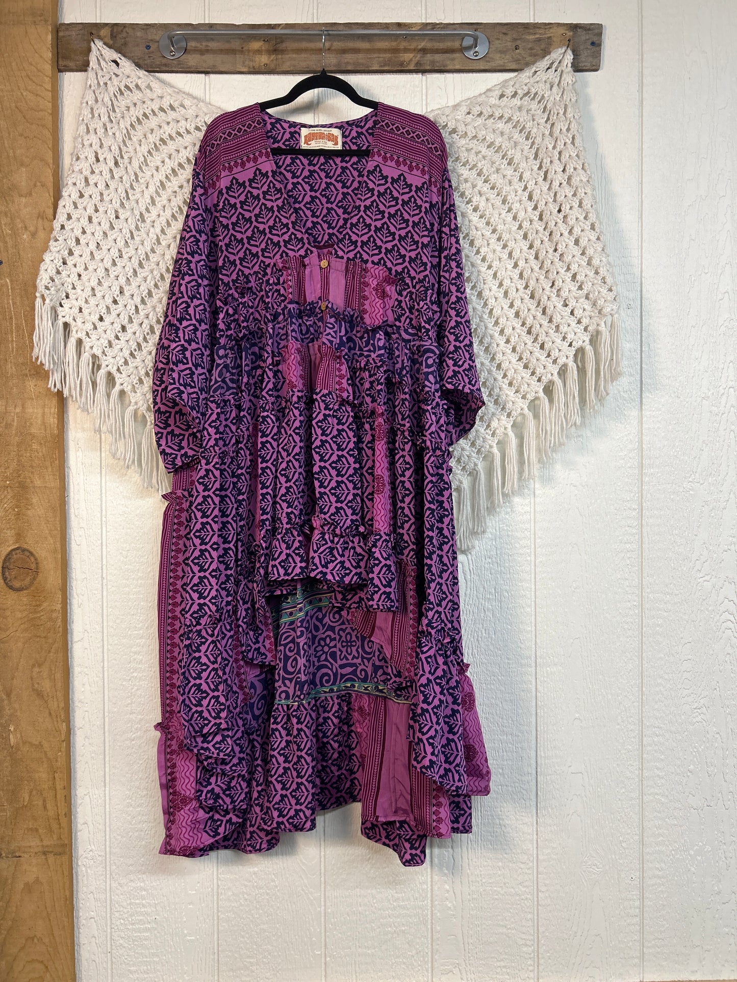 Rasgulla Sari Rhiannon Kimono 0826 029
