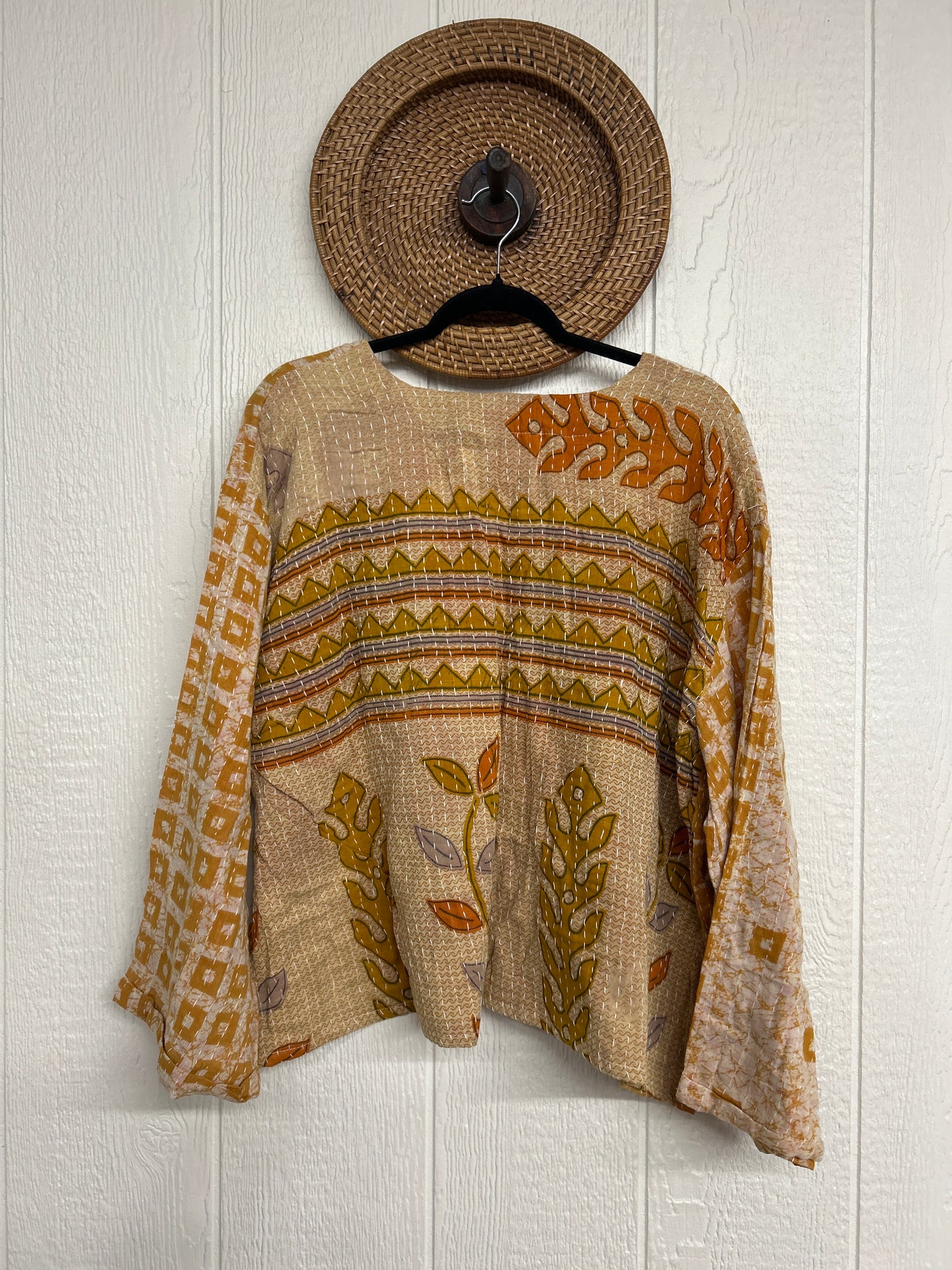 Pareo Kantha Wanderer Pocket Crop Top 0226 091