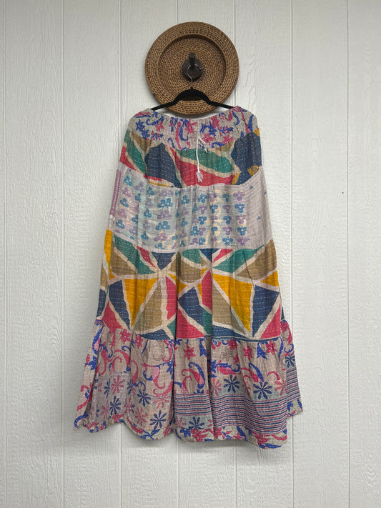 Pareo Kantha Lotus Maxi Skirt 0826 234