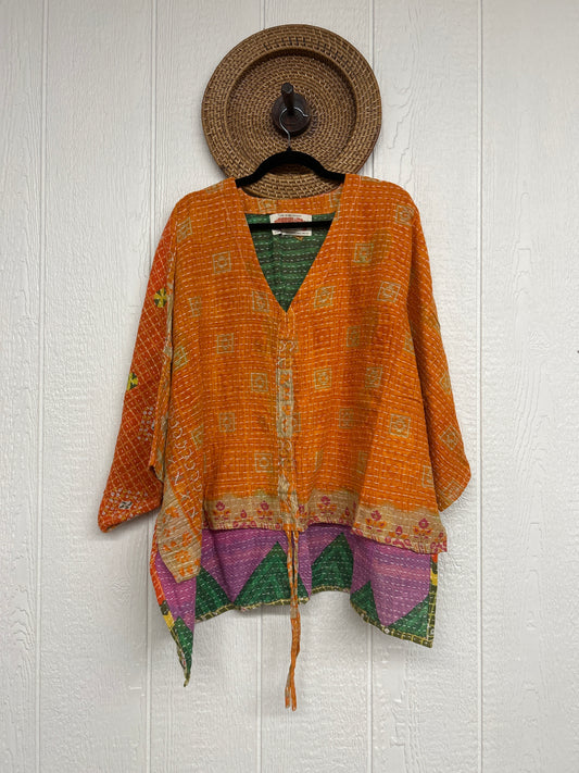 Pareo Kantha Hi-Lo Butterfly Top 0626 156