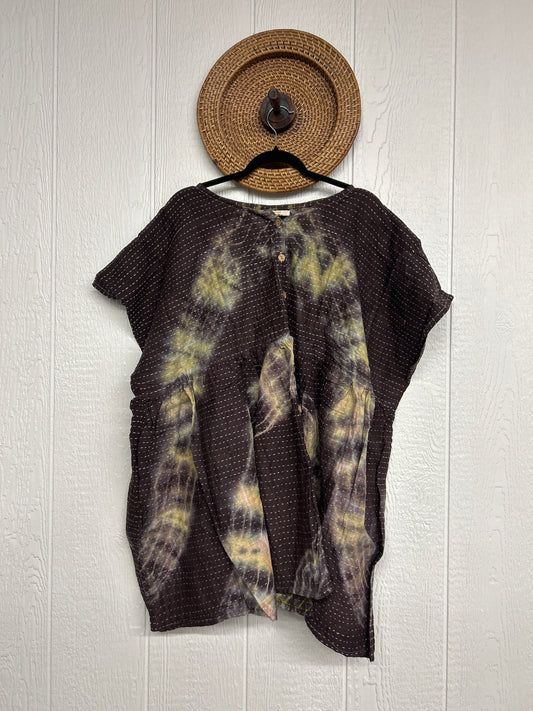 RETAIL Pareo Kantha Daydreamer Button Down Mini  0526 031