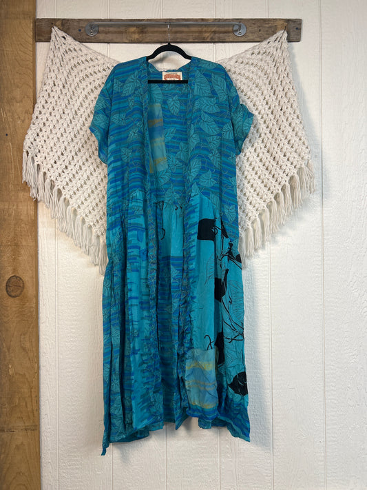 Crepe Sari Summer Evermore Kimono 0726 226