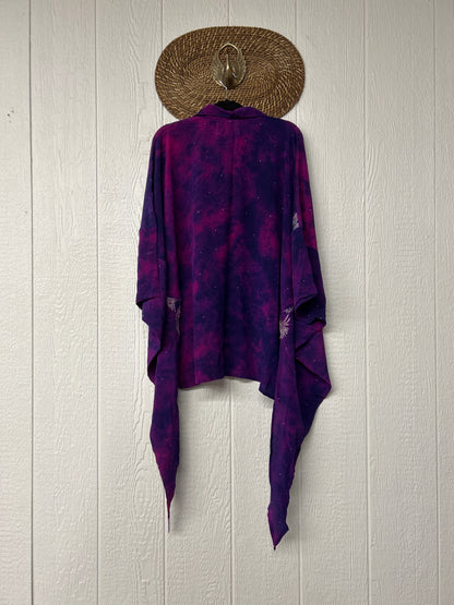 Crepe Sari Summer Nirvana Button Down 0626 082
