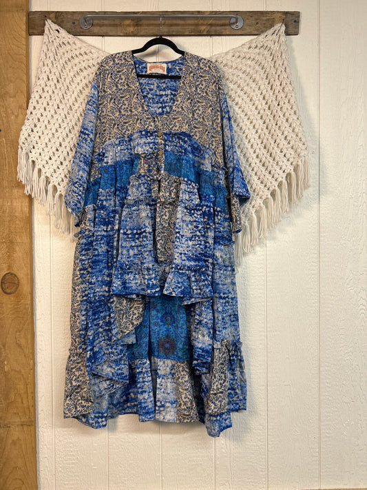 Rasgulla Sari Rhiannon Kimono 0826 121