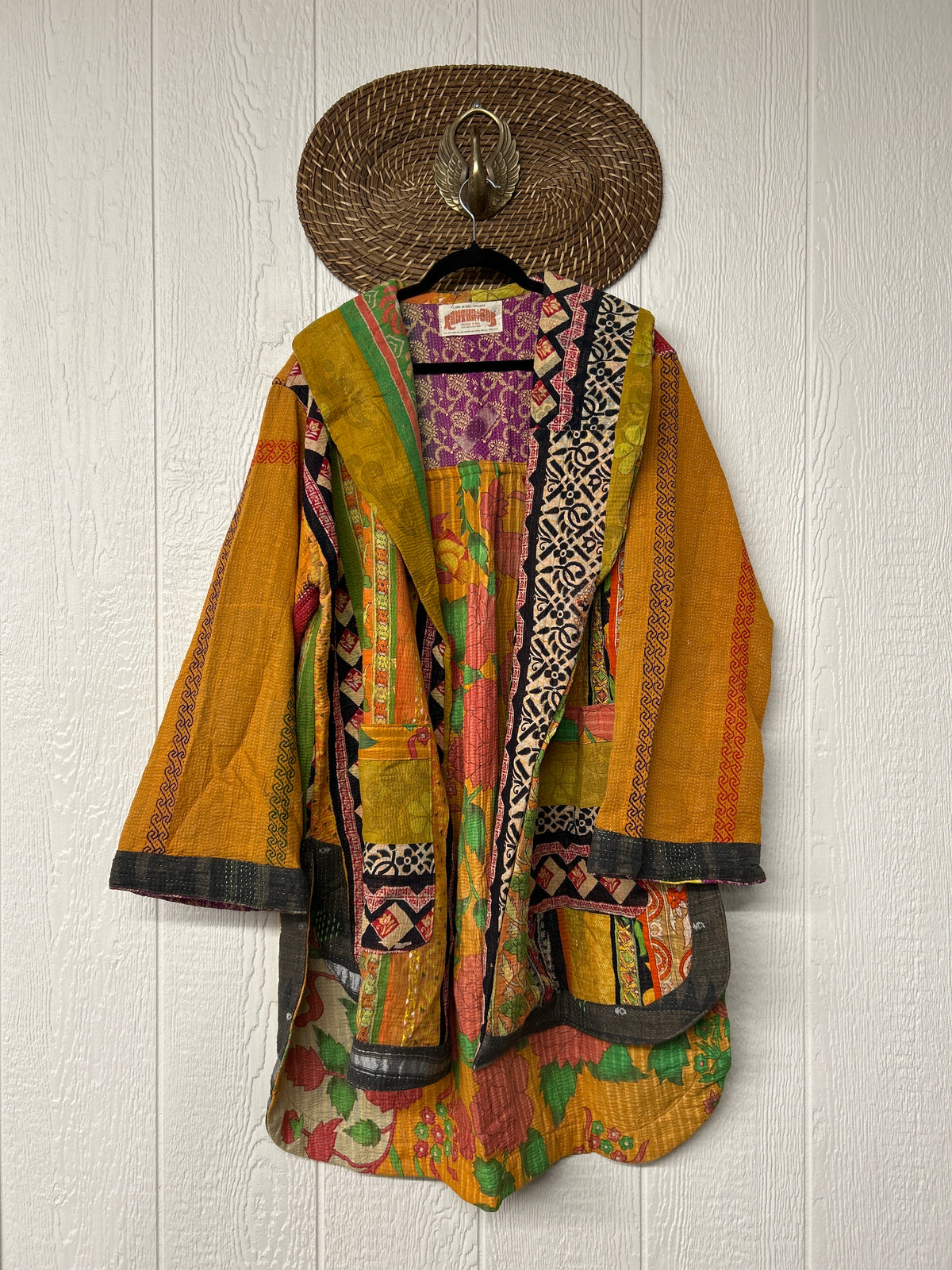 Fine Kantha Drifter Coat 1026 103