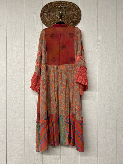 Crepe Sari Rhiannon Duster Dress 0226 064