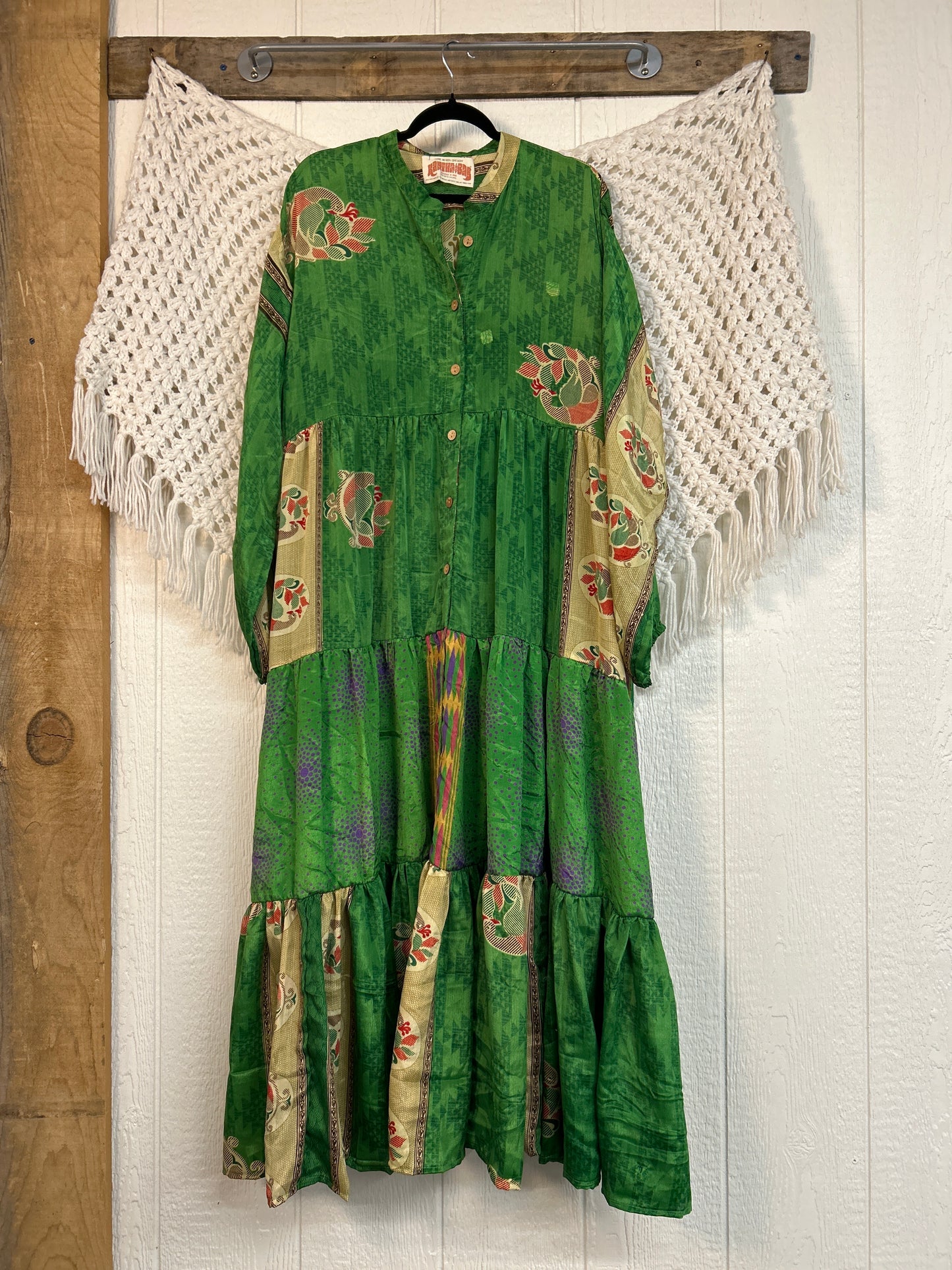 Rasgulla Sari Luminous Maxi Dress 0226 189