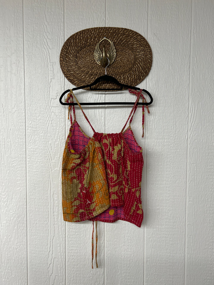 Kantha Butterfly Tank Top 0525 017