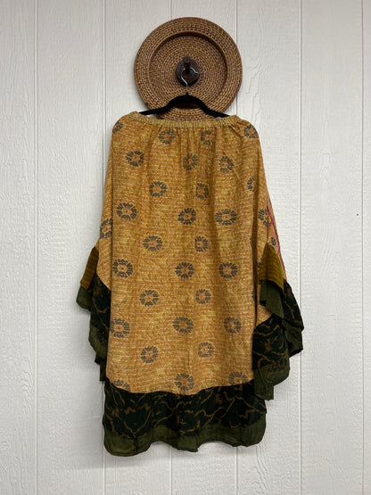 Pareo Kantha Wild Rose Skirt 0426 146