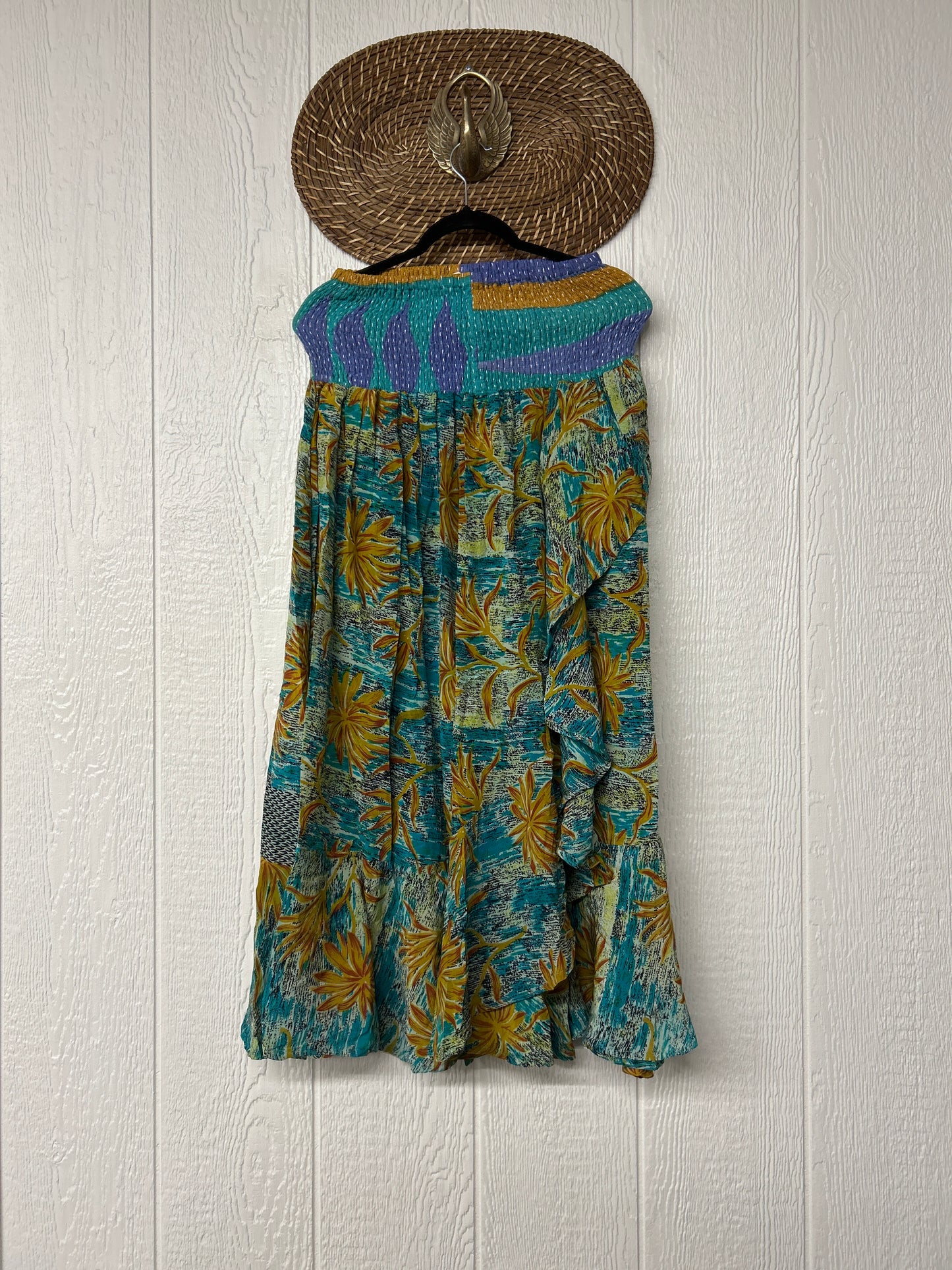 Crepe Sari Inner Peace Wrap Skirt 0626 128