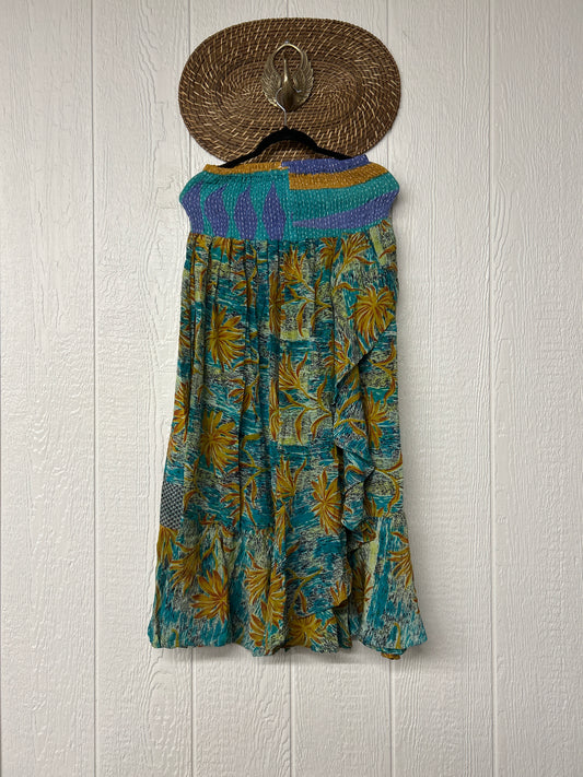 Crepe Sari Inner Peace Wrap Skirt 0626 128