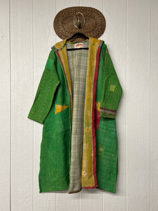 Fine Kantha Rising Sun Coat 1125 088