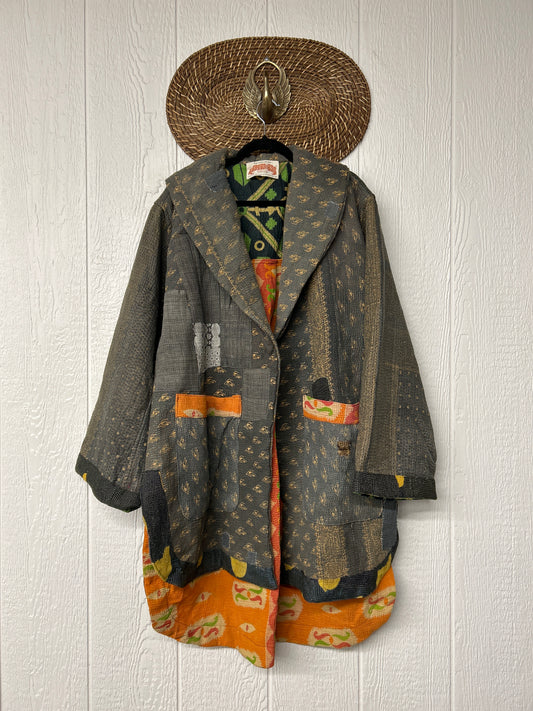Fine Kantha Drifter Coat 1026 096