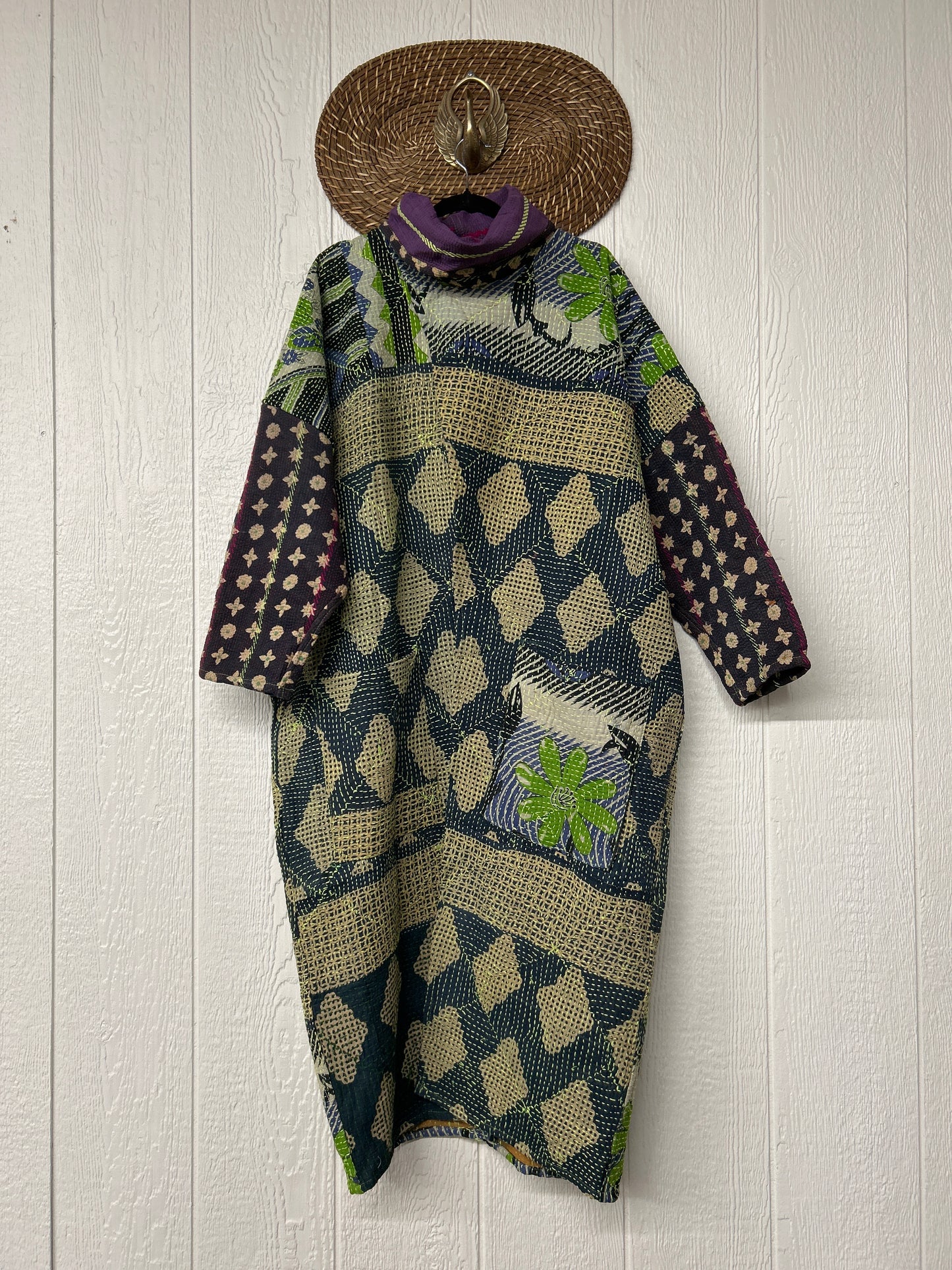 Fine Kantha Cowl Split Pullover 1225 105