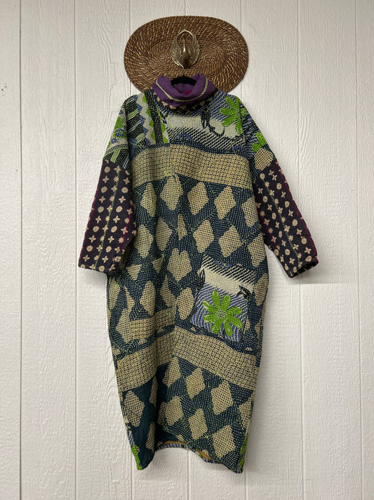 Fine Kantha Cowl Split Pullover 1225 105