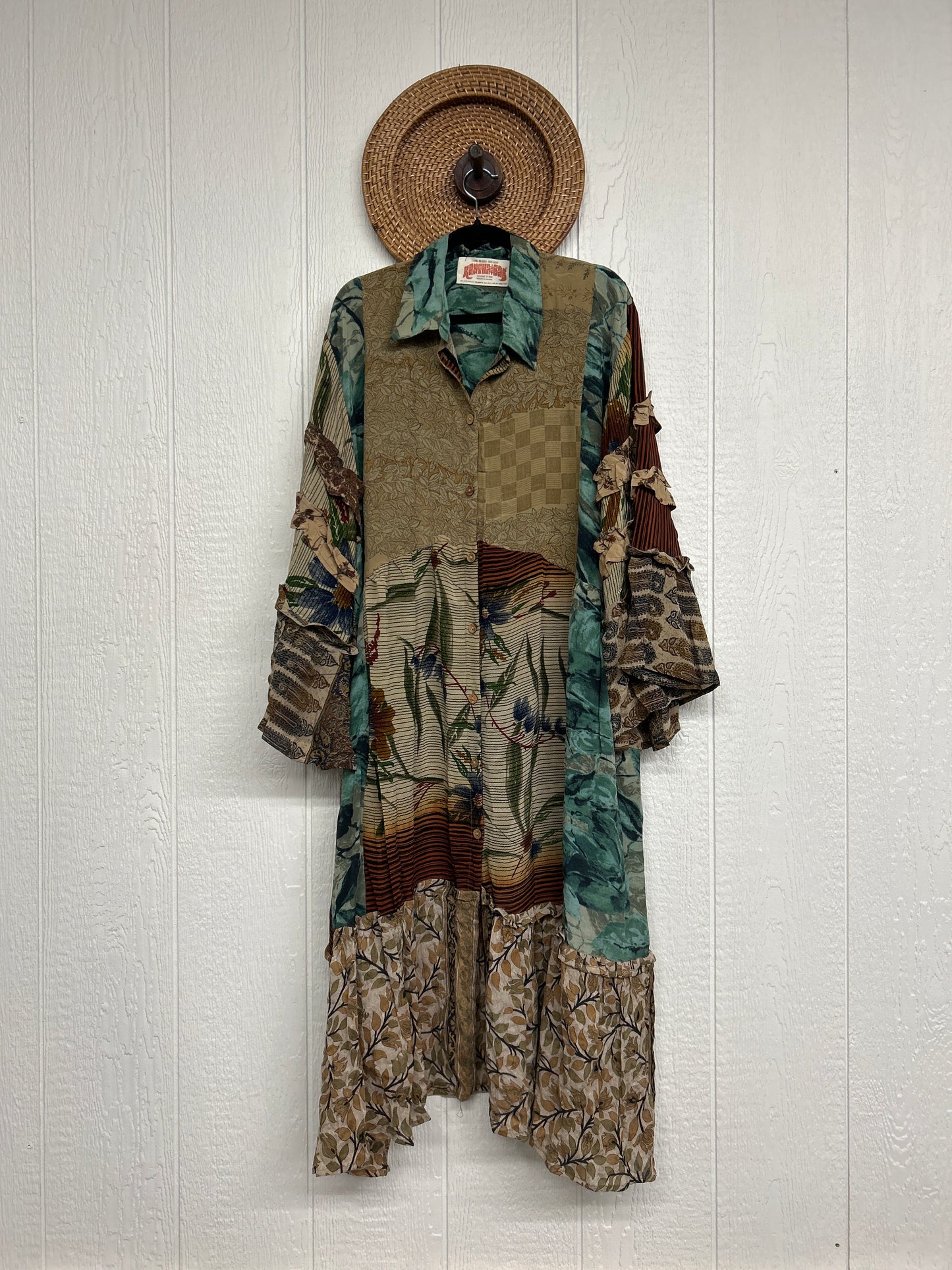 Crepe Sari Rhiannon Duster Dress 0226 157