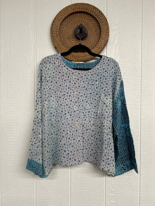 Pareo Kantha Wanderer Pocket Crop Top 0226 199