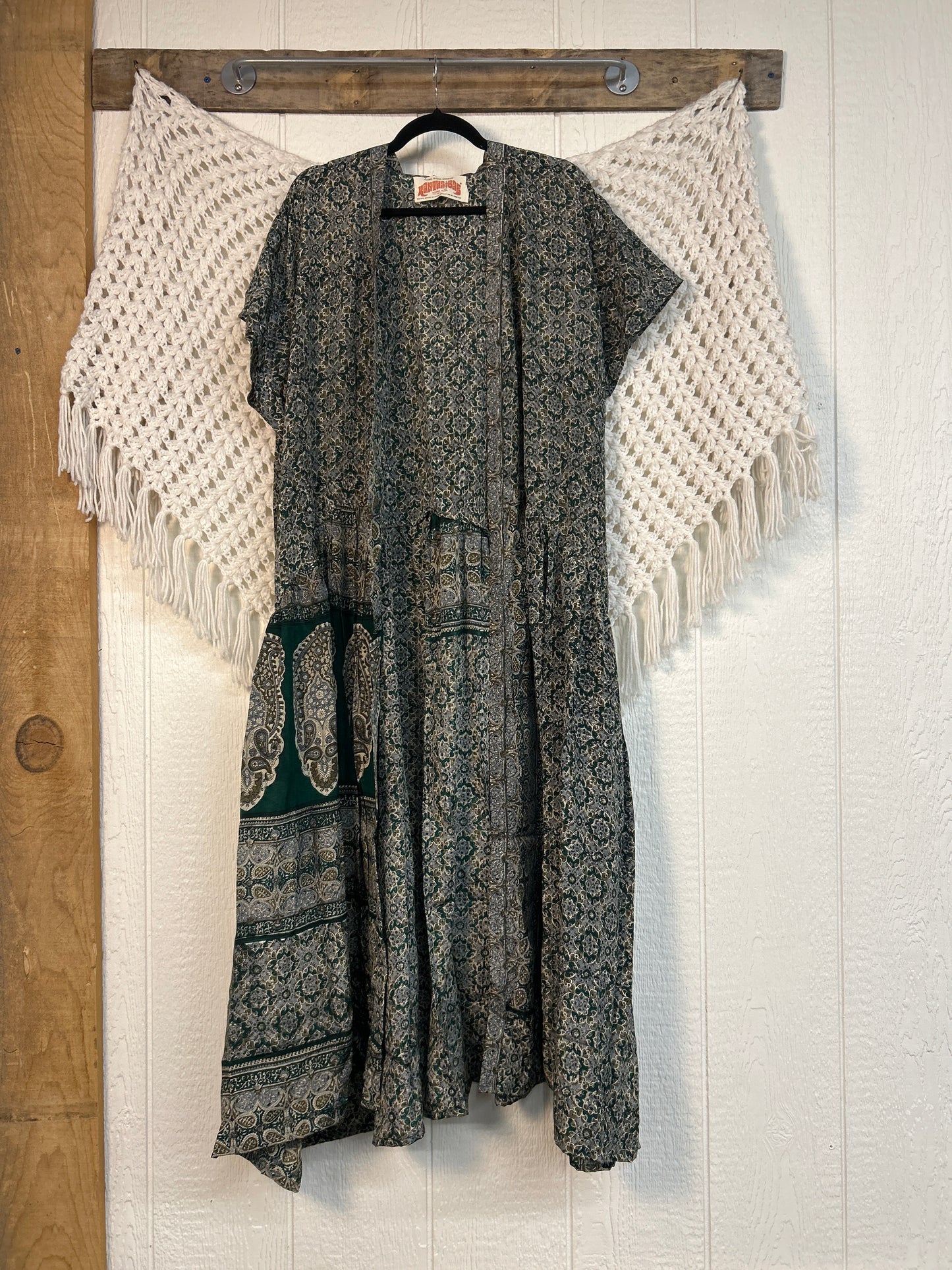 Crepe Sari Summer Evermore Kimono 0726 147