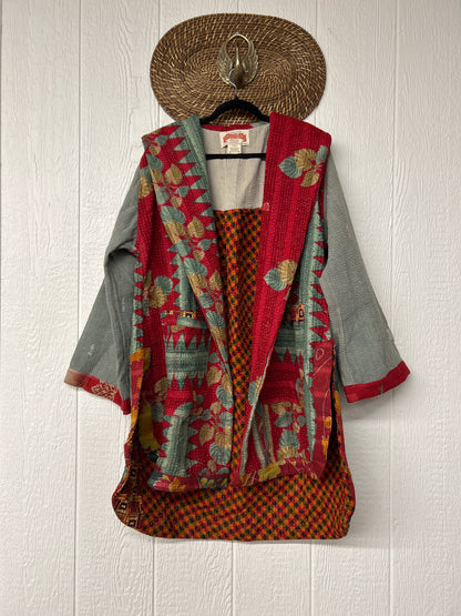 Fine Kantha Drifter Coat 1125 068