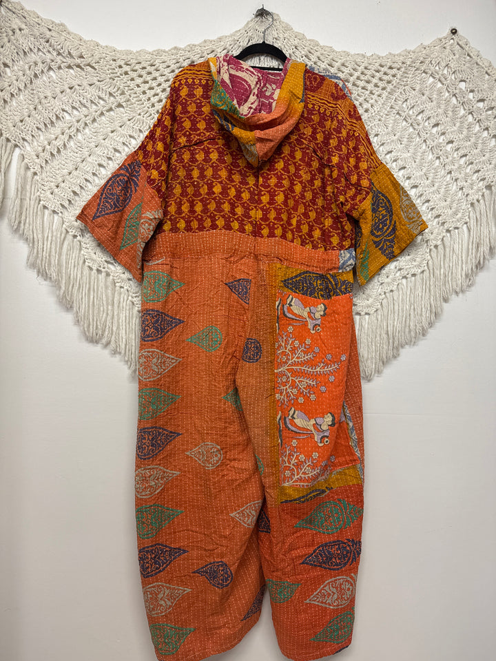 Kantha Zen Hoodie Jumpsuit 0024 007