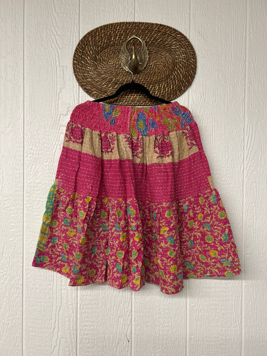 Pareo Kantha Meadow Skirt 0826 015