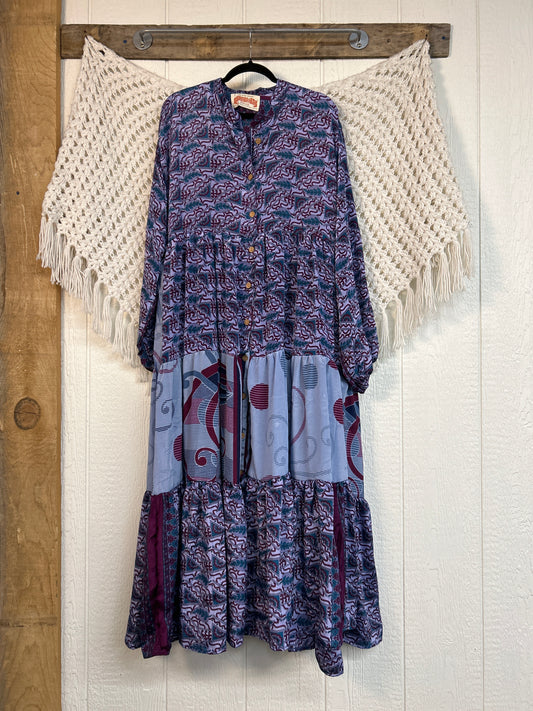 Rasgulla Sari Luminous Maxi Dress 0226 269