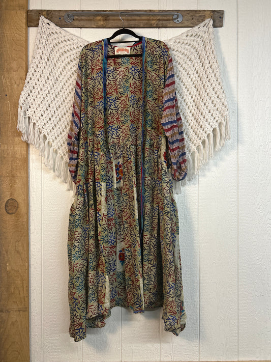 Crepe Sari Evermore Kimono 0326 140